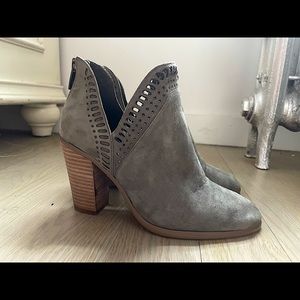 Vince Camuto Open-Ankle Booties